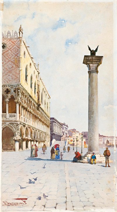 Vista del Palazzo Ducale da Alberto Prosdocimi